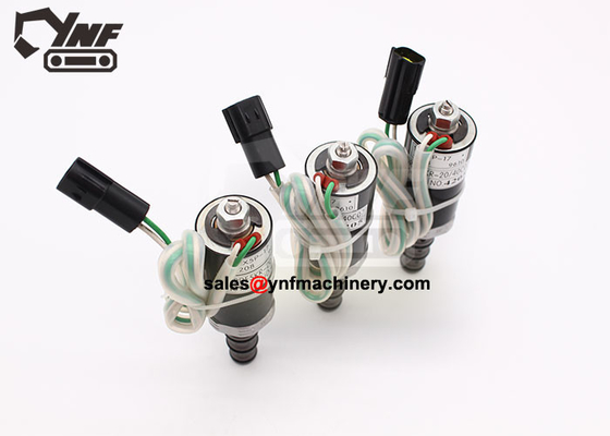 شراء SK170-8 YM04-U1601 صمام الملف اللولبي الهيدروليكي لحفارة كوبيلكو YN35V00050F1 online manufacture
