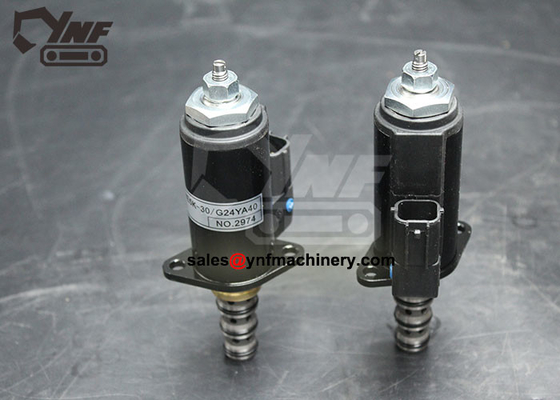 شراء CX75SR حفارة حالة الرئيسية مضخة الملف اللولبي صمام KHJ1714 LRC0014 online manufacture