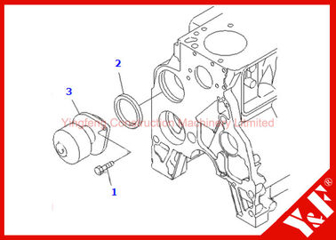 شراء منخفضة الضوضاء أجزاء حفارة مضخة مياه عاصي 6735-61-1501 6735-61-1502 online manufacture