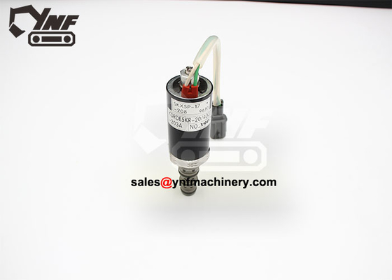 YN35V00010S005 صمام الملف اللولبي الهيدروليكي لحفارة SK250LC Kobelco