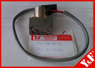 702-21-55701 Komatsu Excavator Parts PC200 - 7 المضخة الهيدروليكية الرئيسية صمام الملف اللولبي